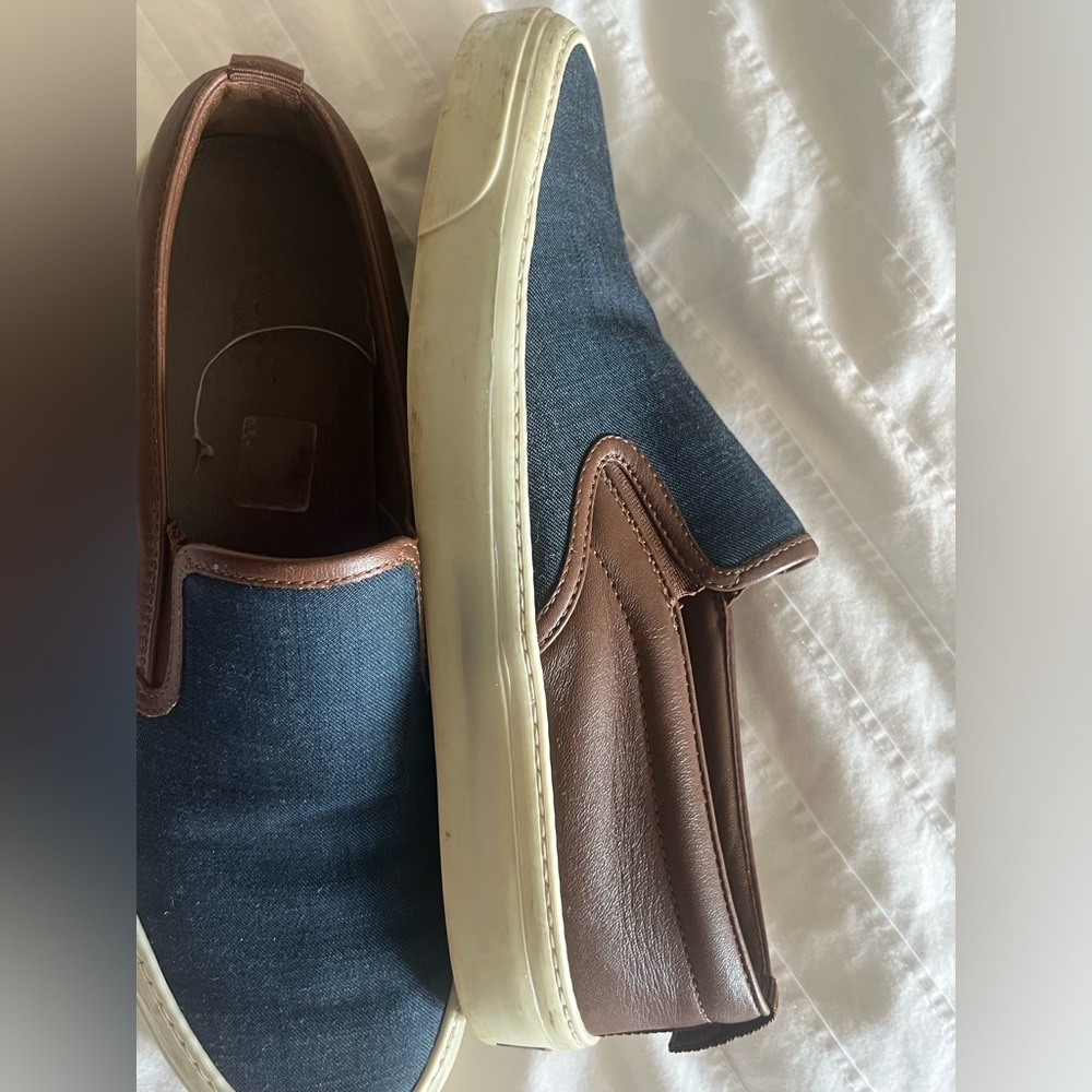 Gucci Canvas Colorblock Pattern Sneakers Size 8 - image 3